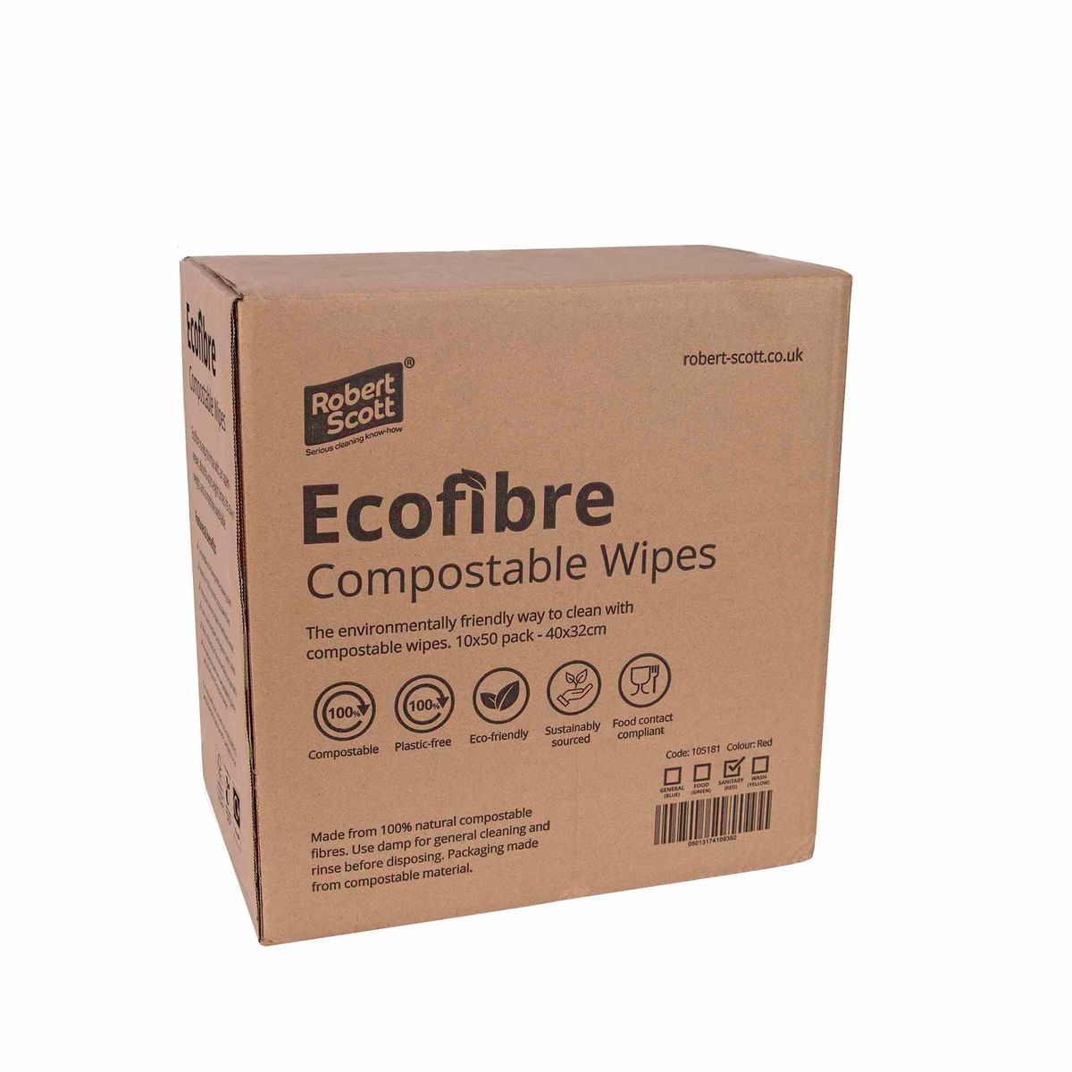 Klut Ecofiber Nedbrytbare 40x32 cm